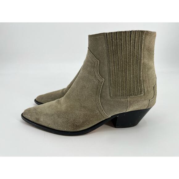 Isabel Marant Tan Ankle Boots - Picture 2 of 10